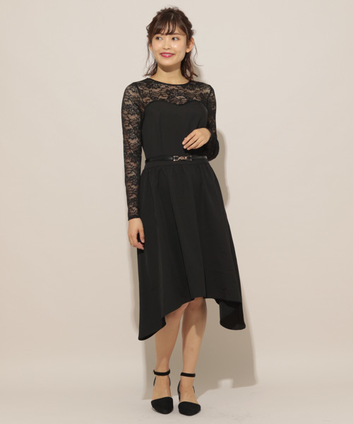 apres jour（アプレジュール）の「【PARTY】レース切り替えワンピース【ZOZOTOWN限定アイテム】（ワンピース・レディース・ブラック/パープル・フリー）」の17枚目の写真