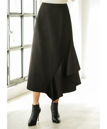 アシンメトリーラッフルスカート