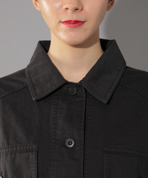 PAGEBOY(ページボーイ)の「【WEB限定アイテム】BIGミリタリージャケット(ミリタリージャケット・レディース・ブラック/カモフラージュ/カーキ・FREE)」の12枚目の写真