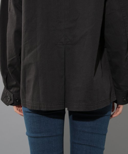 PAGEBOY(ページボーイ)の「【WEB限定アイテム】BIGミリタリージャケット(ミリタリージャケット・レディース・ブラック/カモフラージュ/カーキ・FREE)」の10枚目の写真