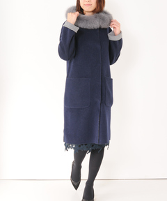 フリル ノーカラー ジャケット 千葉由佳 and Cherim（ノーカラー