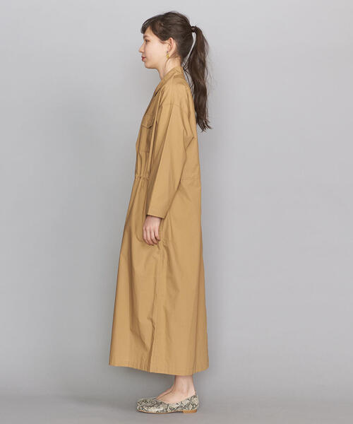 BEAUTY&YOUTH UNITED ARROWS（ビューティーアンドユースユナイテッドアローズ）の「BY コットンブロードサファリドレスコート/スプリングコート о（その他アウター・レディース・ベージュ/ライトピンク・MEDIUM/SMALL）」の11枚目の写真
