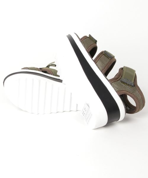 YOSUKE（ヨースケ）の「「YOSUKE/ヨースケ」厚底スポーティサンダル（サンダル・レディース・カーキ/ネイビー/レッド系その他/ブラック/グリーン系その他2・23/24/25/24.5/23.5）」の6枚目の写真