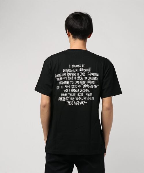 DOUBLE STEAL（ダブルスティール）の「Many Many LOGO Ｔシャツ（Tシャツ/カットソー・メンズ・ホワイト系その他/ホワイト×ブラック/ブラック系その他/ブラック×ホワイト/ブルー系その他・MEDIUM/LARGE/X-LARGE/XX-LARGE）」の18枚目の写真