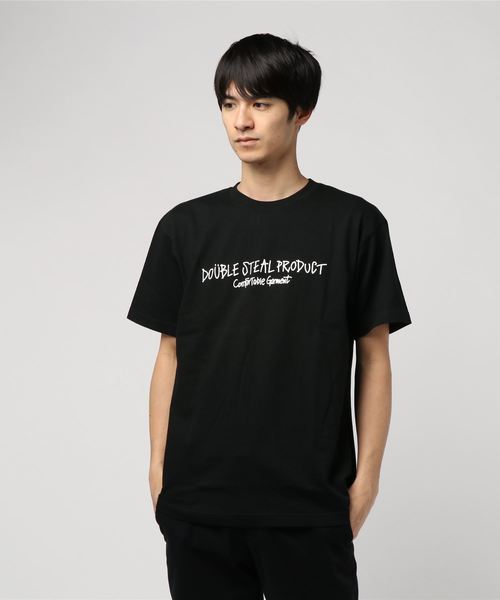 DOUBLE STEAL（ダブルスティール）の「Many Many LOGO Ｔシャツ（Tシャツ/カットソー・メンズ・ホワイト系その他/ホワイト×ブラック/ブラック系その他/ブラック×ホワイト/ブルー系その他・MEDIUM/LARGE/X-LARGE/XX-LARGE）」の10枚目の写真