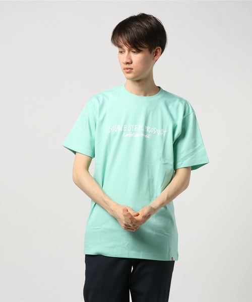 DOUBLE STEAL（ダブルスティール）の「Many Many LOGO Ｔシャツ（Tシャツ/カットソー・メンズ・ホワイト系その他/ホワイト×ブラック/ブラック系その他/ブラック×ホワイト/ブルー系その他・MEDIUM/LARGE/X-LARGE/XX-LARGE）」の11枚目の写真