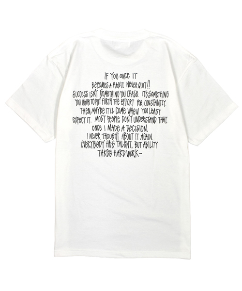 DOUBLE STEAL（ダブルスティール）の「Many Many LOGO Ｔシャツ（Tシャツ/カットソー・メンズ・ホワイト系その他/ホワイト×ブラック/ブラック系その他/ブラック×ホワイト/ブルー系その他・MEDIUM/LARGE/X-LARGE/XX-LARGE）」の7枚目の写真
