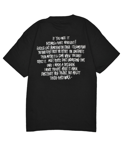 DOUBLE STEAL（ダブルスティール）の「Many Many LOGO Ｔシャツ（Tシャツ/カットソー・メンズ・ホワイト系その他/ホワイト×ブラック/ブラック系その他/ブラック×ホワイト/ブルー系その他・MEDIUM/LARGE/X-LARGE/XX-LARGE）」の8枚目の写真