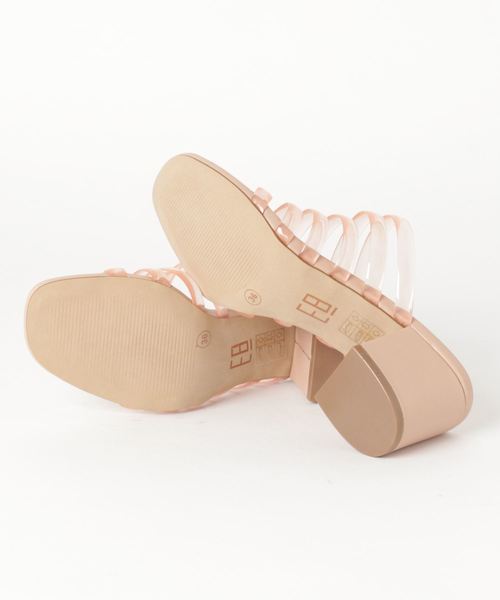 Banner Barrett（バナーバレット）の「【E8 BY MIISTA】クリアサンダル（サンダル・レディース・ブラック/ベージュ/ラベンダー・38/36/37）」の5枚目の写真