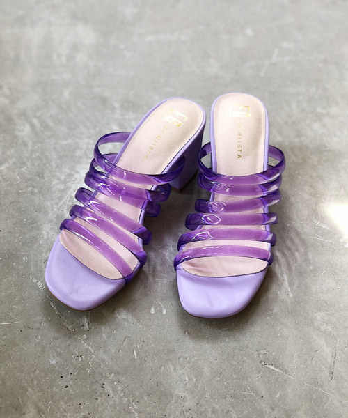 Banner Barrett（バナーバレット）の「【E8 BY MIISTA】クリアサンダル（サンダル・レディース・ブラック/ベージュ/ラベンダー・38/36/37）」の3枚目の写真