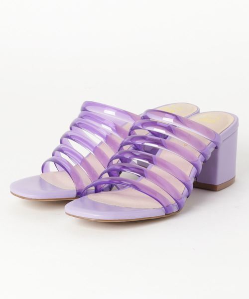 Banner Barrett（バナーバレット）の「【E8 BY MIISTA】クリアサンダル（サンダル・レディース・ブラック/ベージュ/ラベンダー・38/36/37）」の6枚目の写真