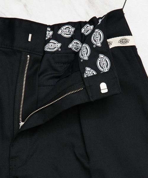 Dickies(ディッキーズ)の「【Dickies ディッキーズ】 タック入り無地ストレッチハイウエストストレートイージーパンツ(フルレングス)(チノパンツ・レディース・ブラック/アーミー・36/34/32/30/28)」の5枚目の写真
