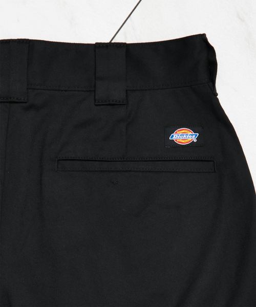 Dickies(ディッキーズ)の「【Dickies ディッキーズ】 タック入り無地ストレッチハイウエストストレートイージーパンツ(フルレングス)(チノパンツ・レディース・ブラック/アーミー・36/34/32/30/28)」の3枚目の写真
