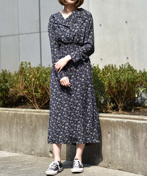 Emsexcite エムズエキサイト の 開襟ウエストシャーリングワンピース ワンピース Wear