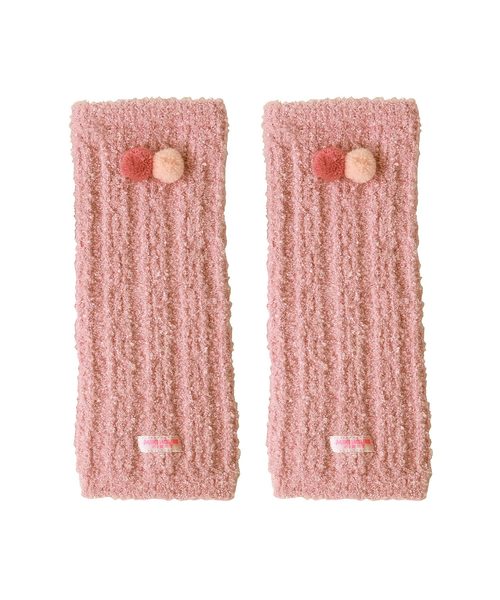 MIKI HOUSE(ミキハウス)の「ボンボンつきレッグウォーマー(レッグウォーマー・キッズ・ホワイト/ピンク/ブルー・フリー)」の1枚目の写真