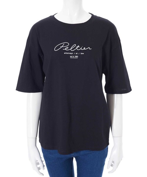 fifth(フィフス)の「ロゴTシャツ(Tシャツ/カットソー・レディース・ホワイト/ブラック・MEDIUM)」の8枚目の写真