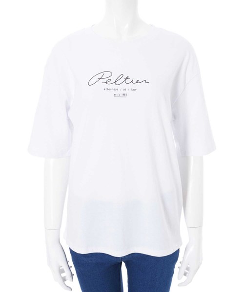 fifth(フィフス)の「ロゴTシャツ(Tシャツ/カットソー・レディース・ホワイト/ブラック・MEDIUM)」の14枚目の写真