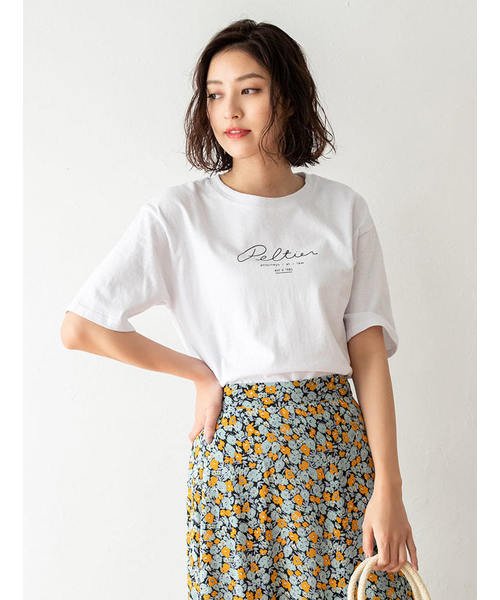 fifth(フィフス)の「ロゴTシャツ(Tシャツ/カットソー・レディース・ホワイト/ブラック・MEDIUM)」の4枚目の写真