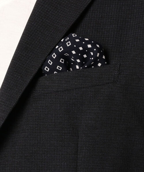 GLOSTER(グロスター)の「COOLDOTS/クールドッツ ジャケット(テーラードジャケット・メンズ・グレー/ダークネイビー/ネイビー・M/L/S/XL)」の8枚目の写真