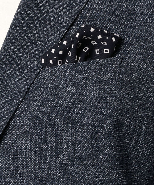 GLOSTER(グロスター)の「COOLDOTS/クールドッツ ジャケット(テーラードジャケット・メンズ・グレー/ダークネイビー/ネイビー・M/L/S/XL)」の7枚目の写真