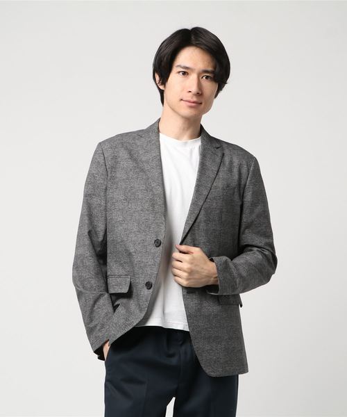 GLOSTER(グロスター)の「COOLDOTS/クールドッツ ジャケット(テーラードジャケット・メンズ・グレー/ダークネイビー/ネイビー・M/L/S/XL)」の18枚目の写真