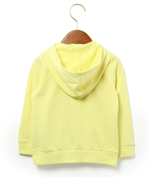 green label relaxing（グリーンレーベルリラクシング）の「【KIDS】ミニウラケ gシシュウパーカー ◆（パーカー・キッズ・イエロー/コバルトブルー・S/105/95/L/125/M/115）」の5枚目の写真