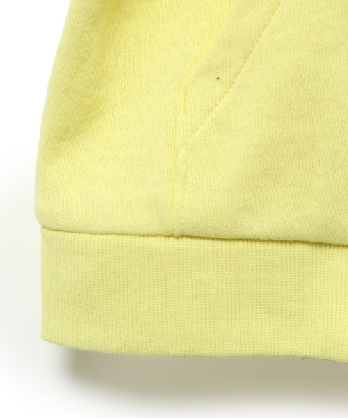 green label relaxing（グリーンレーベルリラクシング）の「【KIDS】ミニウラケ gシシュウパーカー ◆（パーカー・キッズ・イエロー/コバルトブルー・S/105/95/L/125/M/115）」の8枚目の写真