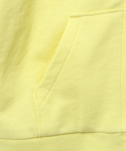 green label relaxing（グリーンレーベルリラクシング）の「【KIDS】ミニウラケ gシシュウパーカー ◆（パーカー・キッズ・イエロー/コバルトブルー・S/105/95/L/125/M/115）」の9枚目の写真