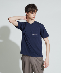 ABAHOUSE | 【別注】CEIZER LOGO刺繍　ポケット半袖Tシャツ(Tシャツ/カットソー)