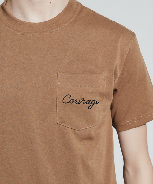 ABAHOUSE（アバハウス）の「【別注】CEIZER LOGO刺繍　ポケット半袖Tシャツ（Tシャツ/カットソー・メンズ・ホワイト/ベージュ/ネイビー・44/46）」の8枚目の写真