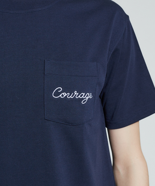 ABAHOUSE（アバハウス）の「【別注】CEIZER LOGO刺繍　ポケット半袖Tシャツ（Tシャツ/カットソー・メンズ・ホワイト/ベージュ/ネイビー・44/46）」の16枚目の写真