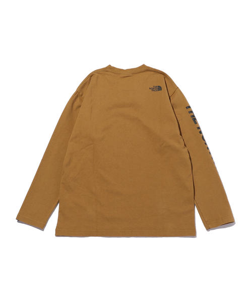THE NORTH FACE（ザノースフェイス）の「＜THE NORTH FACE＞ LOGO LONG SLEEVE TEE/Tシャツ（Tシャツ/カットソー・メンズ・ホワイト/ブラック/パープル/ベージュ・MEDIUM/X-LARGE/LARGE）」の13枚目の写真
