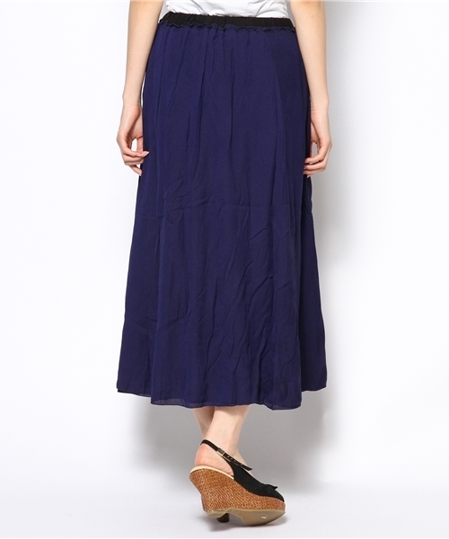 DISCOAT（ディスコート）の「【Discoat】リバーシブルロングスカート（スカート・レディース・オフホワイト/ネイビー・ﾌﾘ-）」の10枚目の写真