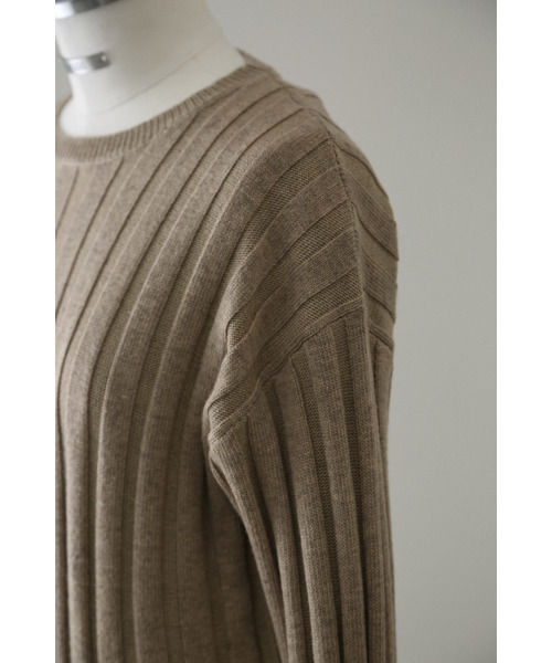 RIM.ARK（リムアーク）の「Asymmetry knit OP（ワンピース）」 - WEAR