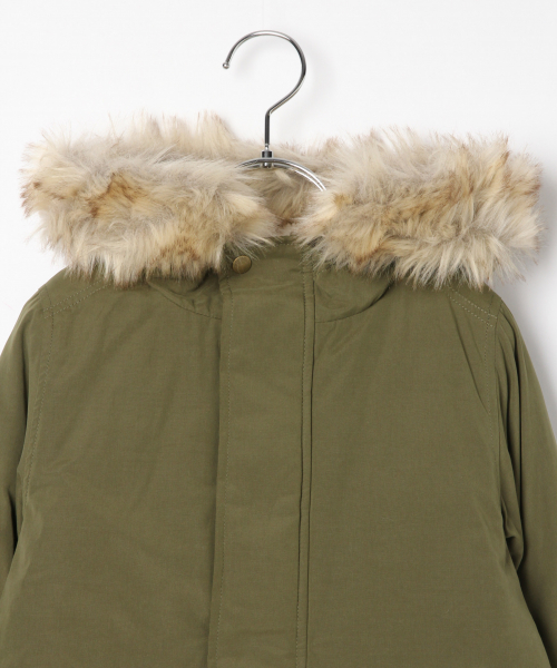 GLOBAL WORK（グローバルワーク）の「【キッズ】撥水スタイルUPモッズ/837114（モッズコート・キッズ・カーキ/ブラウン/ライトグリーン・MEDIUM/LARGE/SMALL/XX-LARGE/X-LARGE）」の14枚目の写真