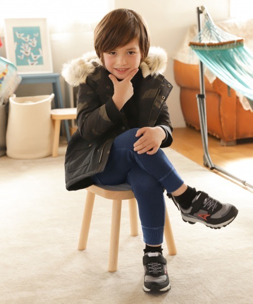 GLOBAL WORK（グローバルワーク）の「【キッズ】撥水スタイルUPモッズ/837114（モッズコート・キッズ・カーキ/ブラウン/ライトグリーン・MEDIUM/LARGE/SMALL/XX-LARGE/X-LARGE）」の5枚目の写真