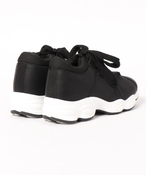 STYLEBLOCK（スタイルブロック）の「起毛厚底ダッドスニーカー（スニーカー・レディース・ブラック/グレー/ピンク・40/38/39/35/36/37）」の4枚目の写真