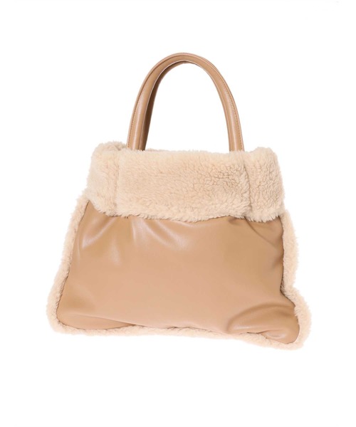 fifth(フィフス)の「フェイクムートンリバーシブルバッグ(ショルダーバッグ・レディース・アイボリー/ベージュ・FREE)」の10枚目の写真