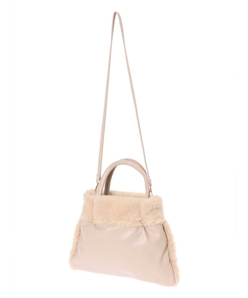 fifth(フィフス)の「フェイクムートンリバーシブルバッグ(ショルダーバッグ・レディース・アイボリー/ベージュ・FREE)」の15枚目の写真