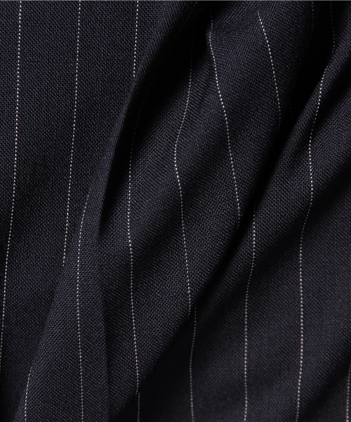 BEAUTY&YOUTH UNITED ARROWS（ビューティーアンドユースユナイテッドアローズ）の「BYBC トロストライプ ワイドパンツ ◆（スラックス・レディース・ブラック/ネイビー・SMALL/MEDIUM）」の7枚目の写真