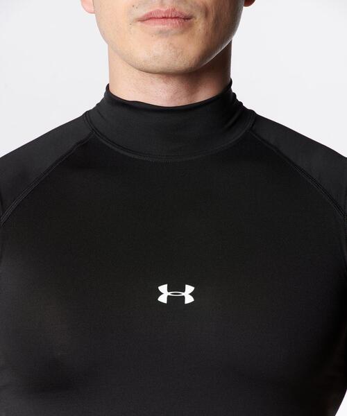 UNDER ARMOUR(アンダーアーマー)の「UAヒートギアアーマー コンプレッション スリーブレス モックネック シャツ(ベースボール/メンズ)(Tシャツ/カットソー・メンズ・ブラック/ネイビー・XXL/LG/SM/MD/XL/3XL)」の13枚目の写真