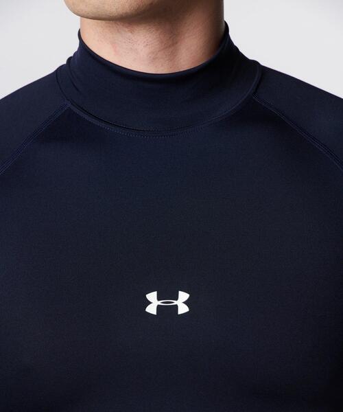 UNDER ARMOUR(アンダーアーマー)の「UAヒートギアアーマー コンプレッション スリーブレス モックネック シャツ(ベースボール/メンズ)(Tシャツ/カットソー・メンズ・ブラック/ネイビー・XXL/LG/SM/MD/XL/3XL)」の19枚目の写真