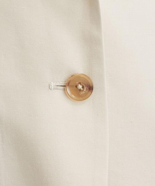 green label relaxing（グリーンレーベルリラクシング）の「[手洗い可能/エアラブルシック] ◆FM ロング テーラード ジャケット（テーラードジャケット・レディース・ナチュラル/ベージュ/ネイビー・38/40/36/34）」の8枚目の写真