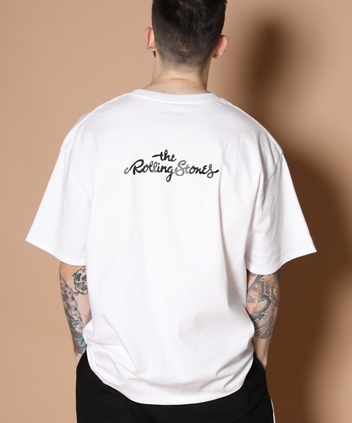 PERK GAPS（パークギャップス）の「ローリングストーンズ コラボ 5カラー リップス&タン 半袖Tシャツ（Tシャツ/カットソー・メンズ・ホワイト/ブラック・M/L）」の16枚目の写真