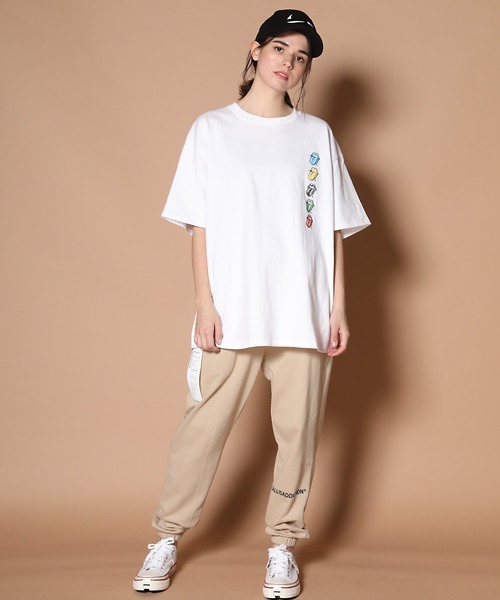 PERK GAPS（パークギャップス）の「ローリングストーンズ コラボ 5カラー リップス&タン 半袖Tシャツ（Tシャツ/カットソー・メンズ・ホワイト/ブラック・M/L）」の5枚目の写真