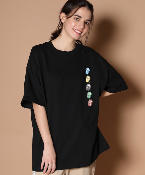 PERK GAPS（パークギャップス）の「ローリングストーンズ コラボ 5カラー リップス&タン 半袖Tシャツ（Tシャツ/カットソー・メンズ・ホワイト/ブラック・M/L）」の13枚目の写真