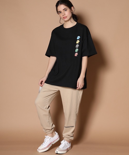 PERK GAPS（パークギャップス）の「ローリングストーンズ コラボ 5カラー リップス&タン 半袖Tシャツ（Tシャツ/カットソー・メンズ・ホワイト/ブラック・M/L）」の20枚目の写真