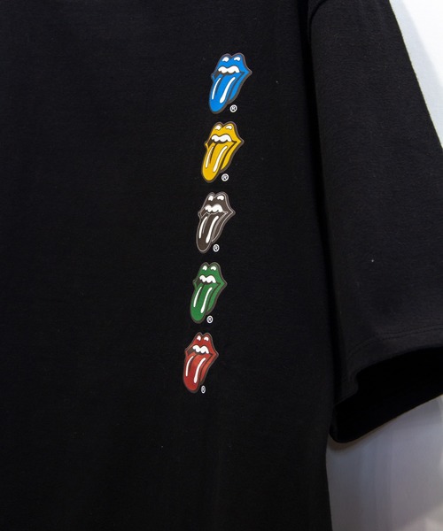 PERK GAPS（パークギャップス）の「ローリングストーンズ コラボ 5カラー リップス&タン 半袖Tシャツ（Tシャツ/カットソー・メンズ・ホワイト/ブラック・M/L）」の21枚目の写真