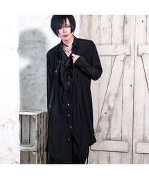 黒 レザー シヴァーライズレザーシャツ CIVARIZE（シヴァーライズ）の「『CIVARIZE』3WAYドレープシャツ