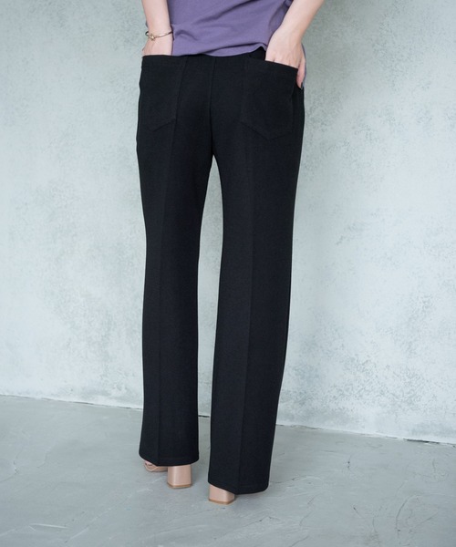 Aunt Marie's（アントマリーズ）の「AUNT MARIE'S センタープレスリブフレアパンツ（その他パンツ・レディース・ブラウン/ライトグリーン/ブラック・FREE）」の19枚目の写真